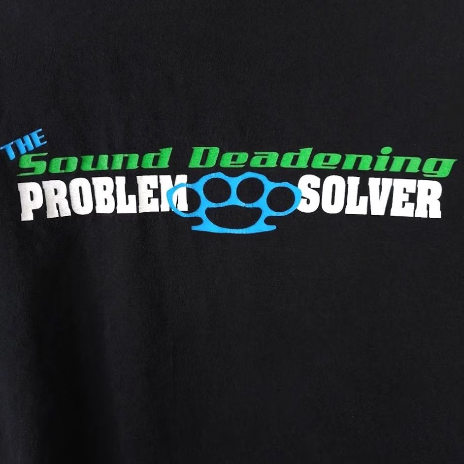 Gildan Gildan GT MAT T Shirt Mens Large Black Sound Deadening Problem Solver Shirt Size US L / EU 52-54 / 3 - 5 Thumbnail