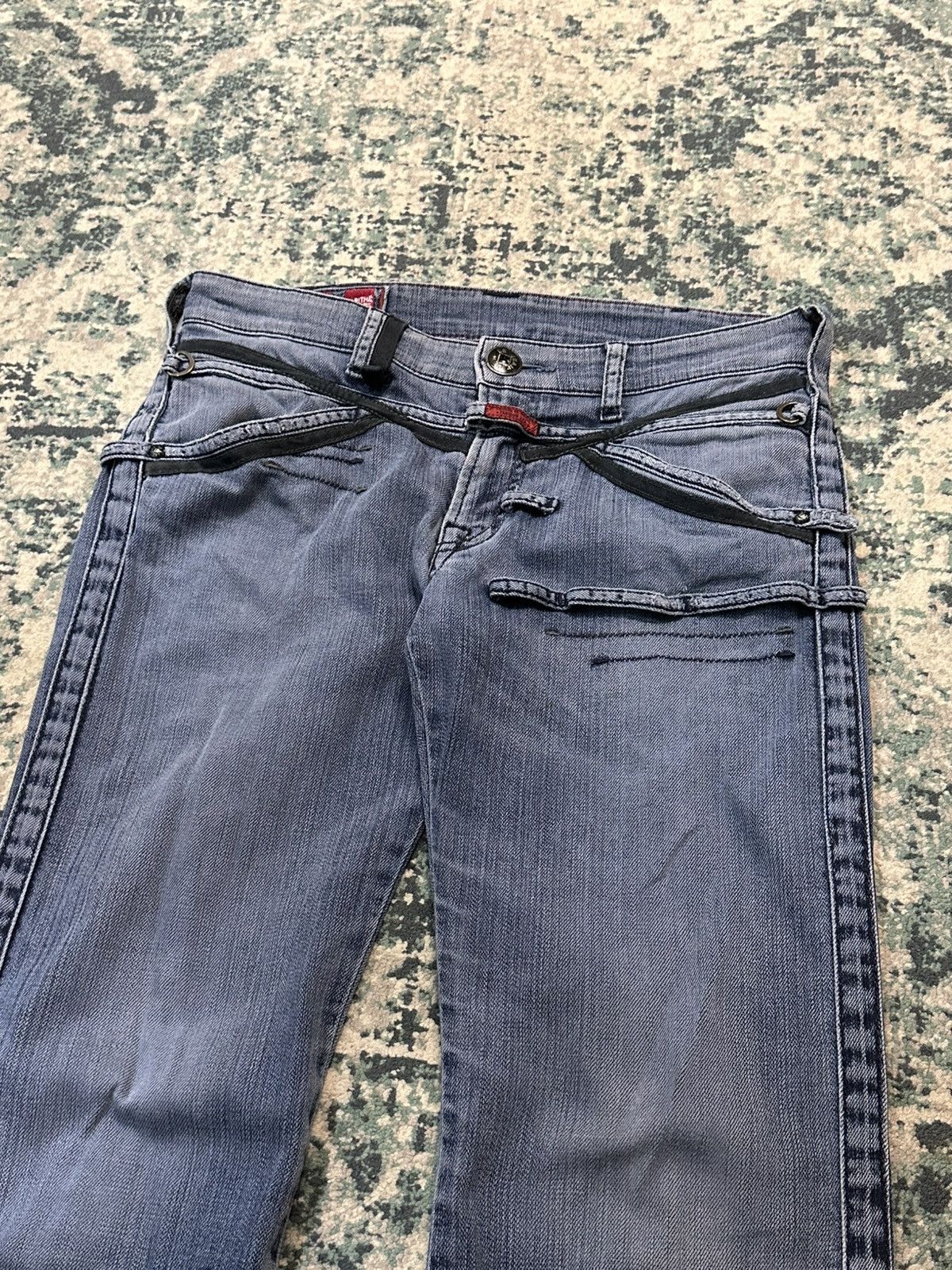 Marithe + Francois Girbaud Marithe Francois Girbaud Utility Denim Pant Size US 31 - 10 Thumbnail