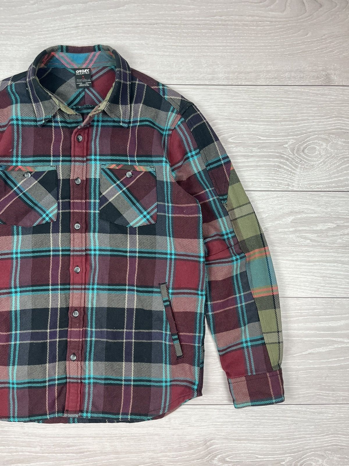 Oakley Oakley Factory Pilot Button Ups Flannel Shirt Size US M / EU 48-50 / 2 - 2 Thumbnail