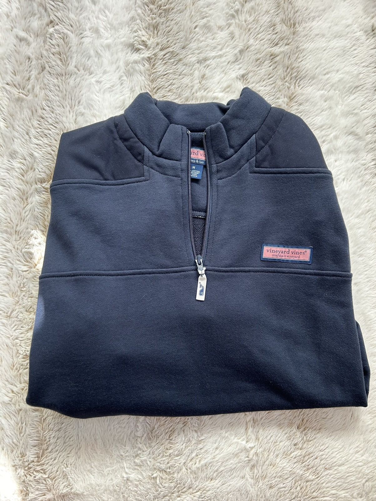 Vineyard Vines Vineyard Vines Men's Collegiate Quarter-Zip Shep Shirt Size US M / EU 48-50 / 2 - 6 Thumbnail