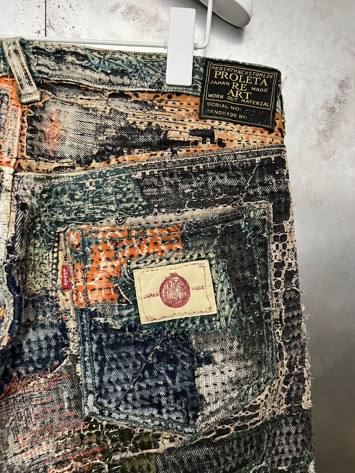Proleta Re Art Proleta Re Art 1/1 Boro Denim #29 Size US 32 / EU 48 - 2 Thumbnail