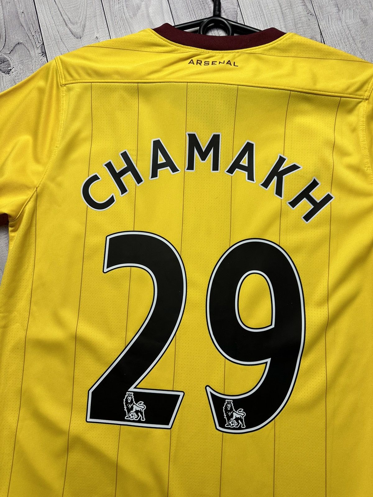 Vintage Nike Arsenal soccer jersey 29 Chamakh rare away Xs/S