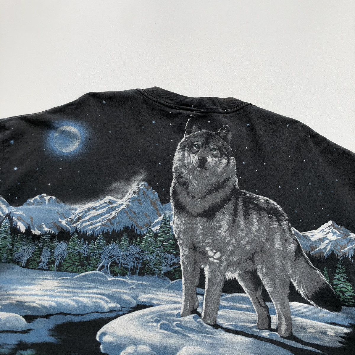 Liquid Blue Liquid Blue 1995 Wolf All Over Print Vintage 90’s T-Shirt Size US XXL / EU 58 / 5 - 4 Thumbnail