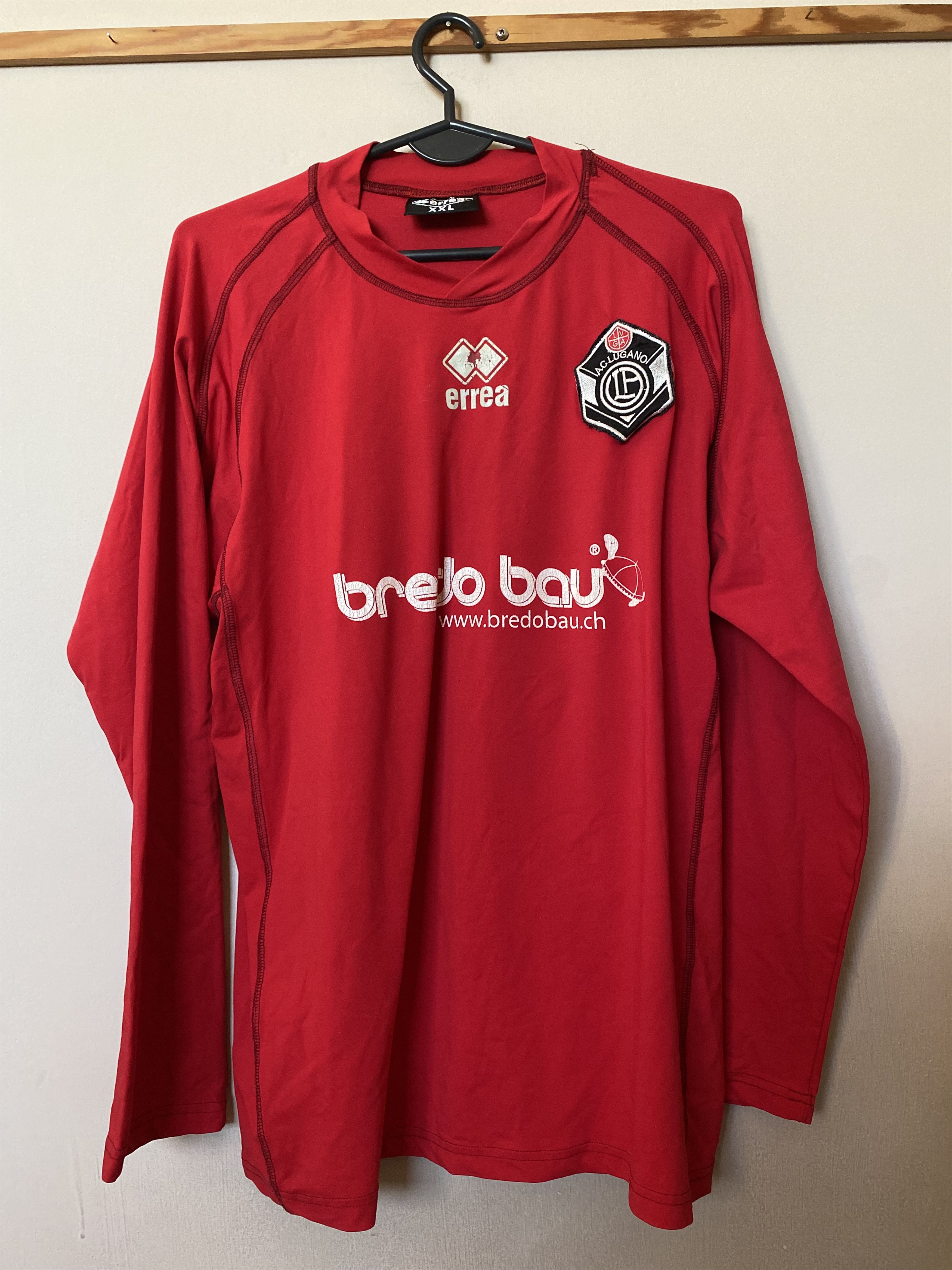 Errea Vintage AC LUGANO - Long Sleeve - Errea #25 - L/XL - UNIQUE Size US XL / EU 56 / 4 - 1 Thumbnail