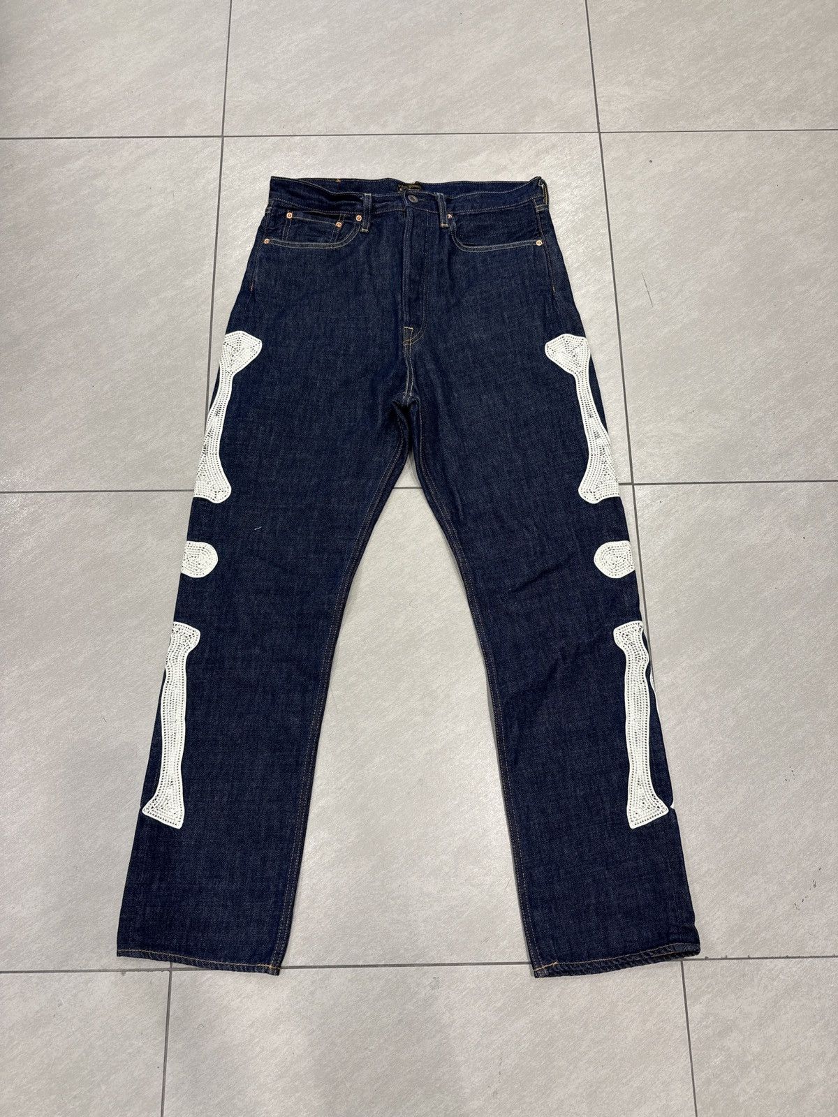 Kapital Kapital Bones Jeans Indigo Size US 32 / EU 48 - 1 Thumbnail