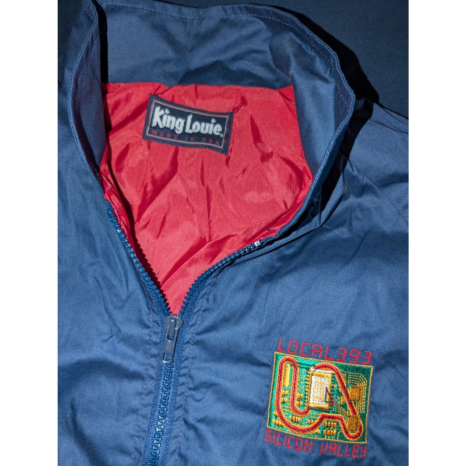 Members Only NOS Vtg 90's King Louie Local 393 Silicon Valley Jacket XL Size US XL / EU 56 / 4 - 1 Thumbnail