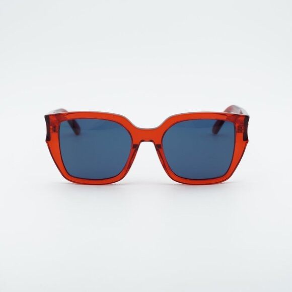 Dior Dior DIORGLOW S1I 35B0 Sunglasses Red Square Frame Size ONE SIZE - 5 Thumbnail