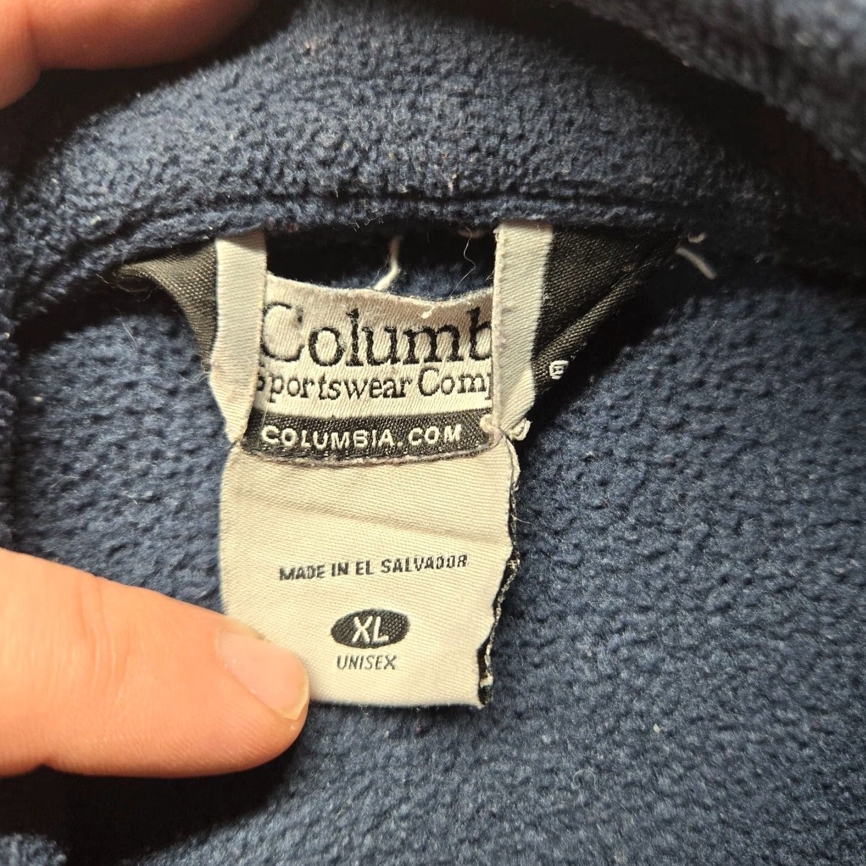 Vintage Columbia Jacket Fleece Blue Full Zip Adult Women's XL Extra Large Coat Sweater Womens Size XL / US 12-14 / IT 48-50 - 3 Thumbnail