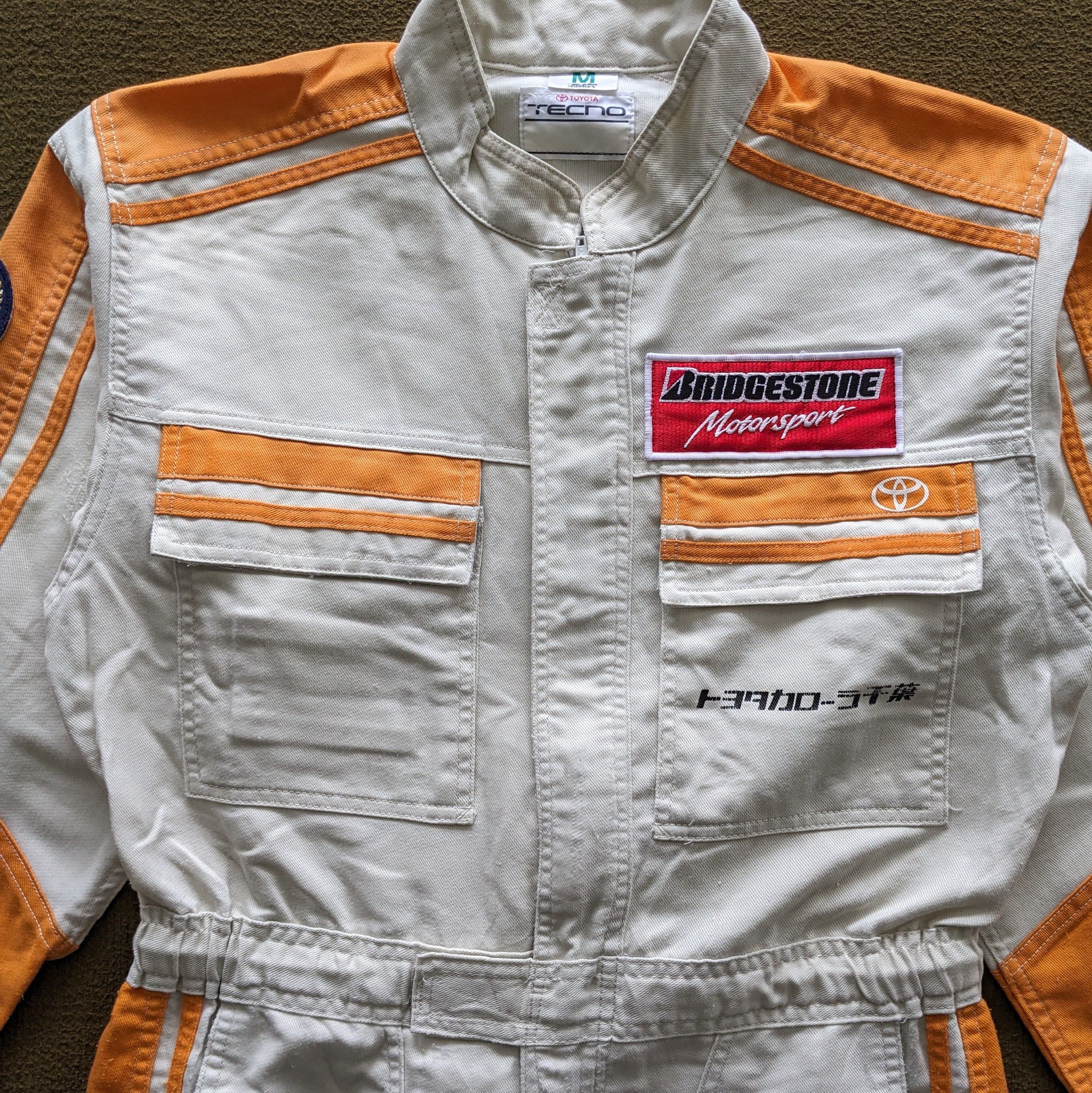 Vintage Vintage TOYOTA COROLLA Tecno Coverall Workwear Jacket Size US M / EU 48-50 / 2 - 4 Thumbnail