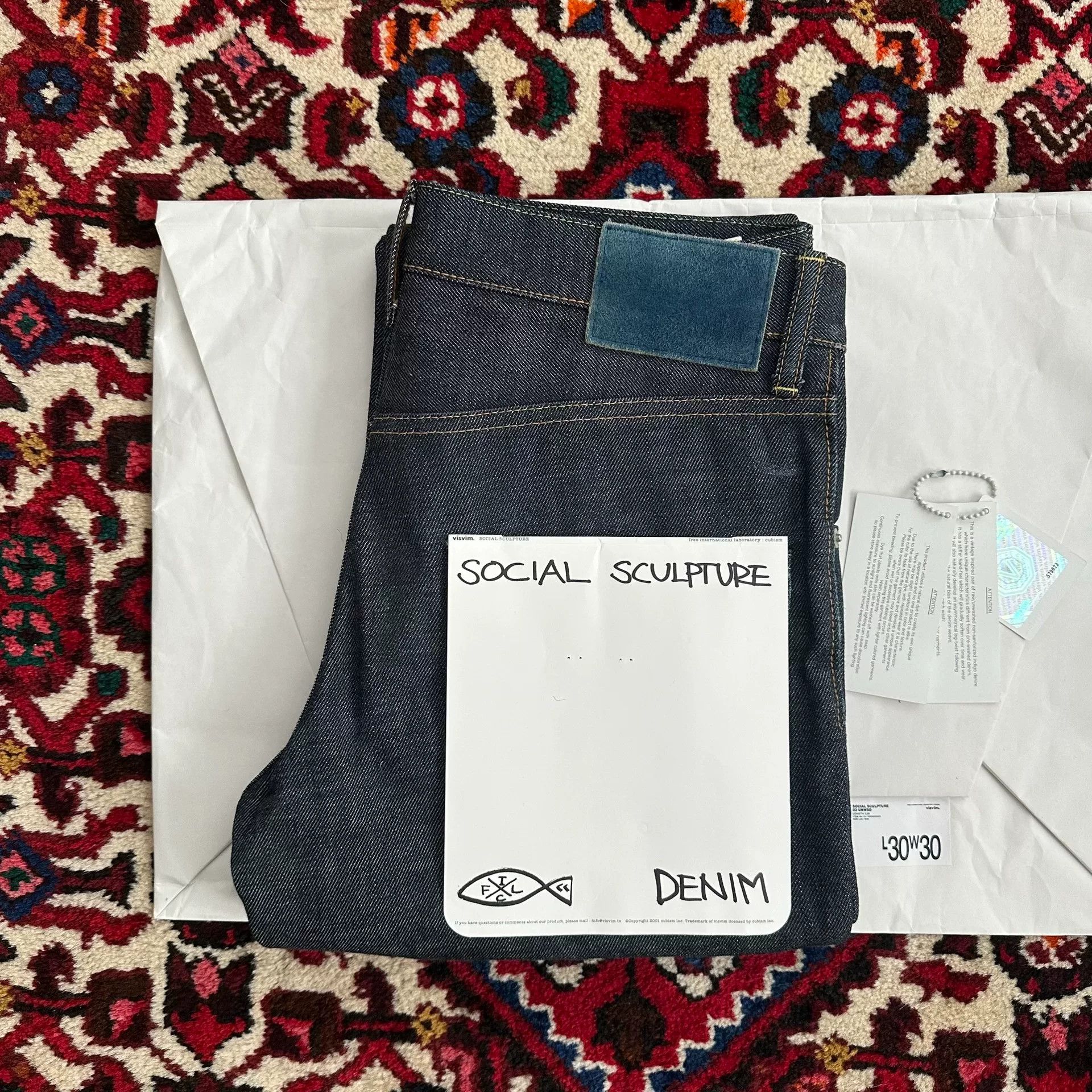 Visvim visvim nw denim w30l30 Size US 30 / EU 46 - 1 Thumbnail