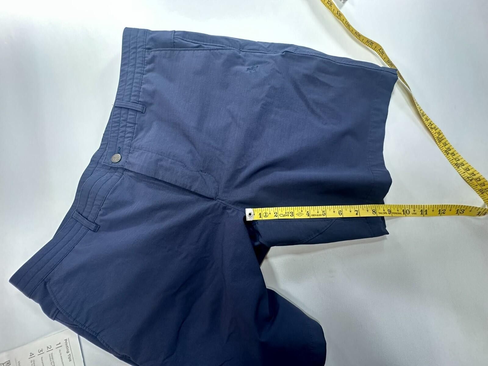 Canterbury of New Zealand Original Penguin Flat Athletic Chino Shorts Blue Mens 36 Size US 38 / EU 54 - 7 Thumbnail