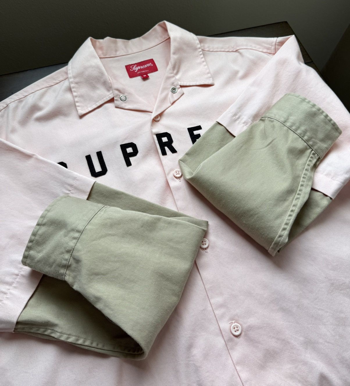 Supreme Supreme 2-Tone Work Shirt Size US M / EU 48-50 / 2 - 7 Thumbnail