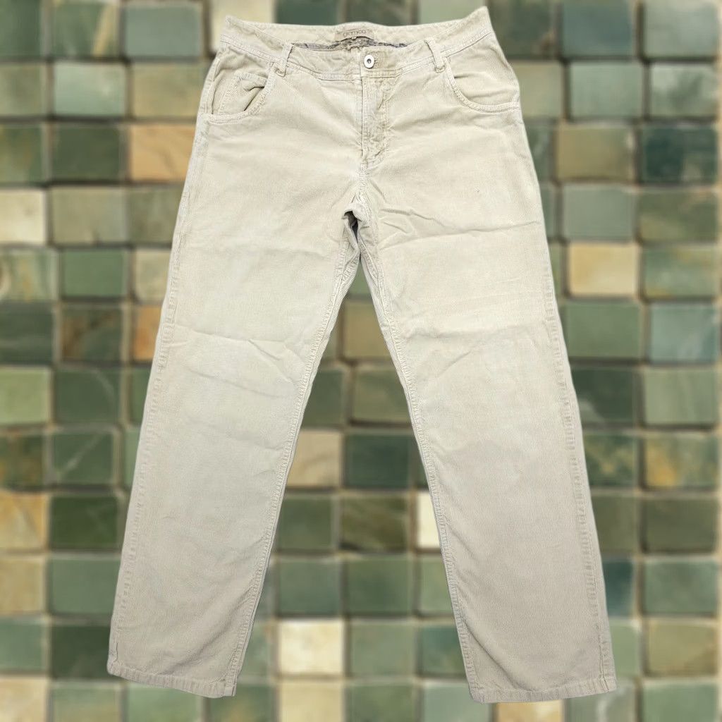 Gramicci Gramicci Corduroy Pants Mens 32 x 31 Baggy Straight Street Gorpcore Outdoor Casual Workwear Beige Corduroy 5-Pocket Design Relaxed Fit Mens Size US 32 / EU 48 - 1 Thumbnail