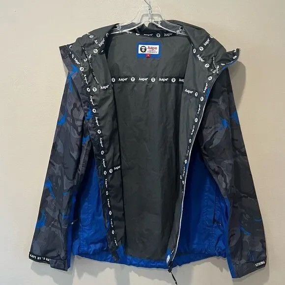 Aape × Bape A Bathing Ape Windbreaker Jacket Camo Streetwear Size US M / EU 48-50 / 2 - 8 Thumbnail