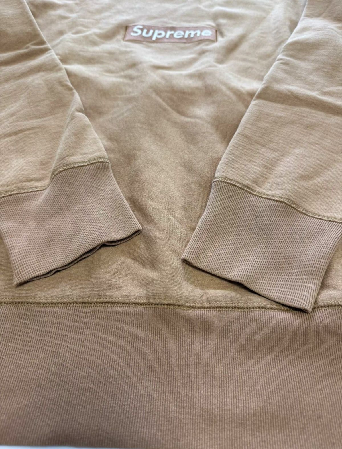 Supreme Supreme khaki box logo crewneck sweatshirt Size US M / EU 48-50 / 2 - 4 Thumbnail