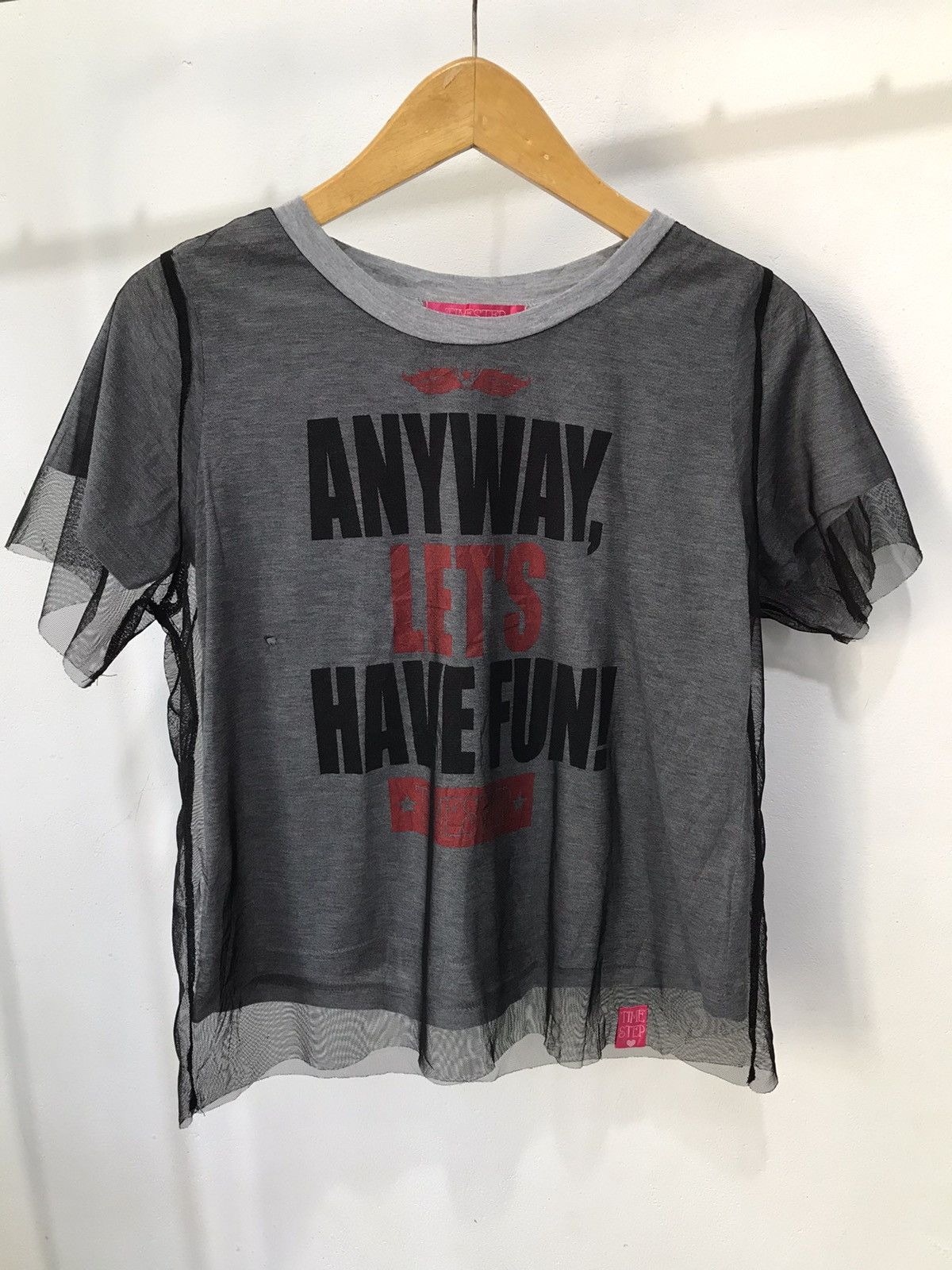 Japanese Brand Japanese Poem Anyway Lets Have Fun Double layer tshirt Size L / US 10 / IT 46 - 1 Thumbnail