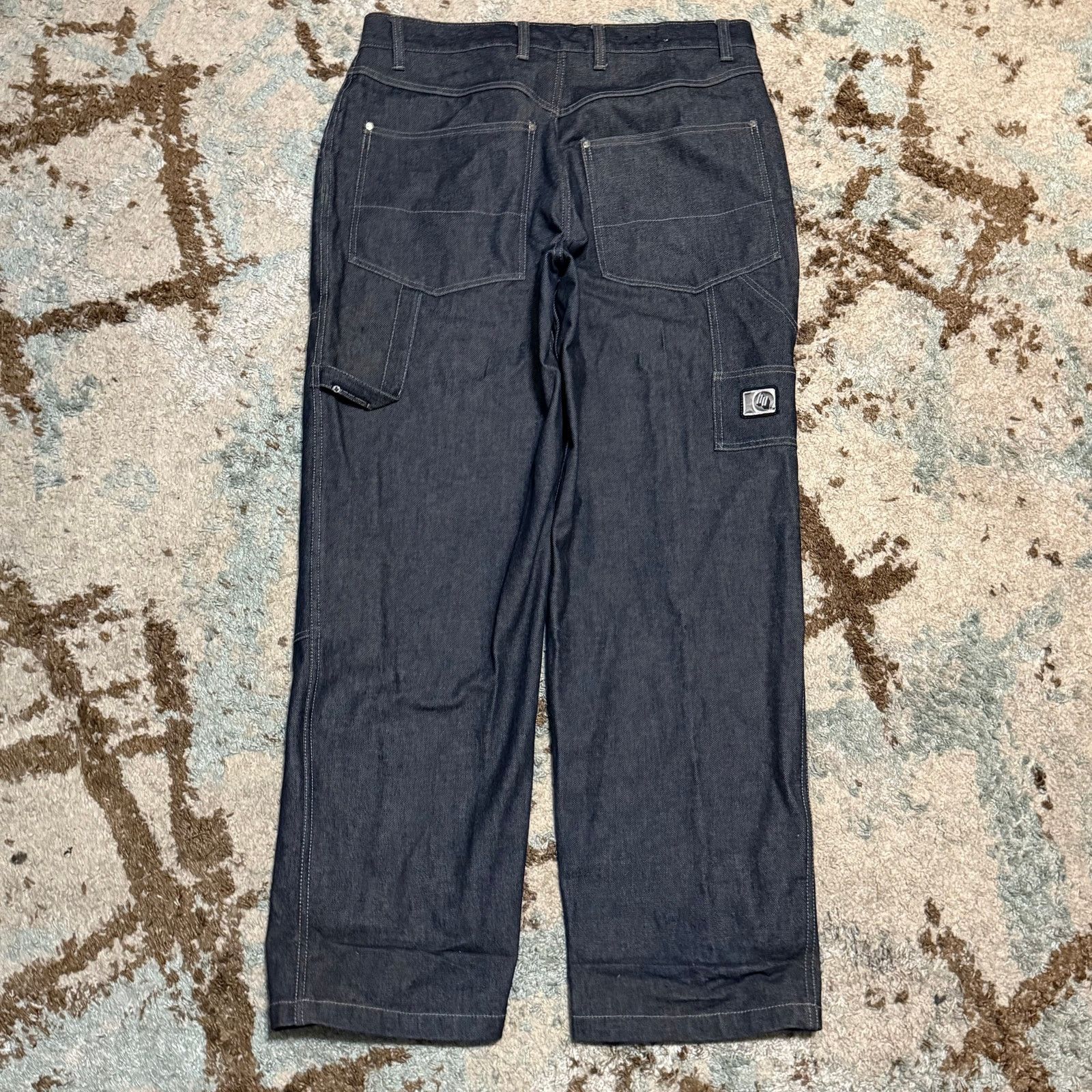 Southpole Hedz Up Baggy Double Knee Carpenter Pants Size 38x33 Y2K Size US 38 / EU 54 - 2 Thumbnail
