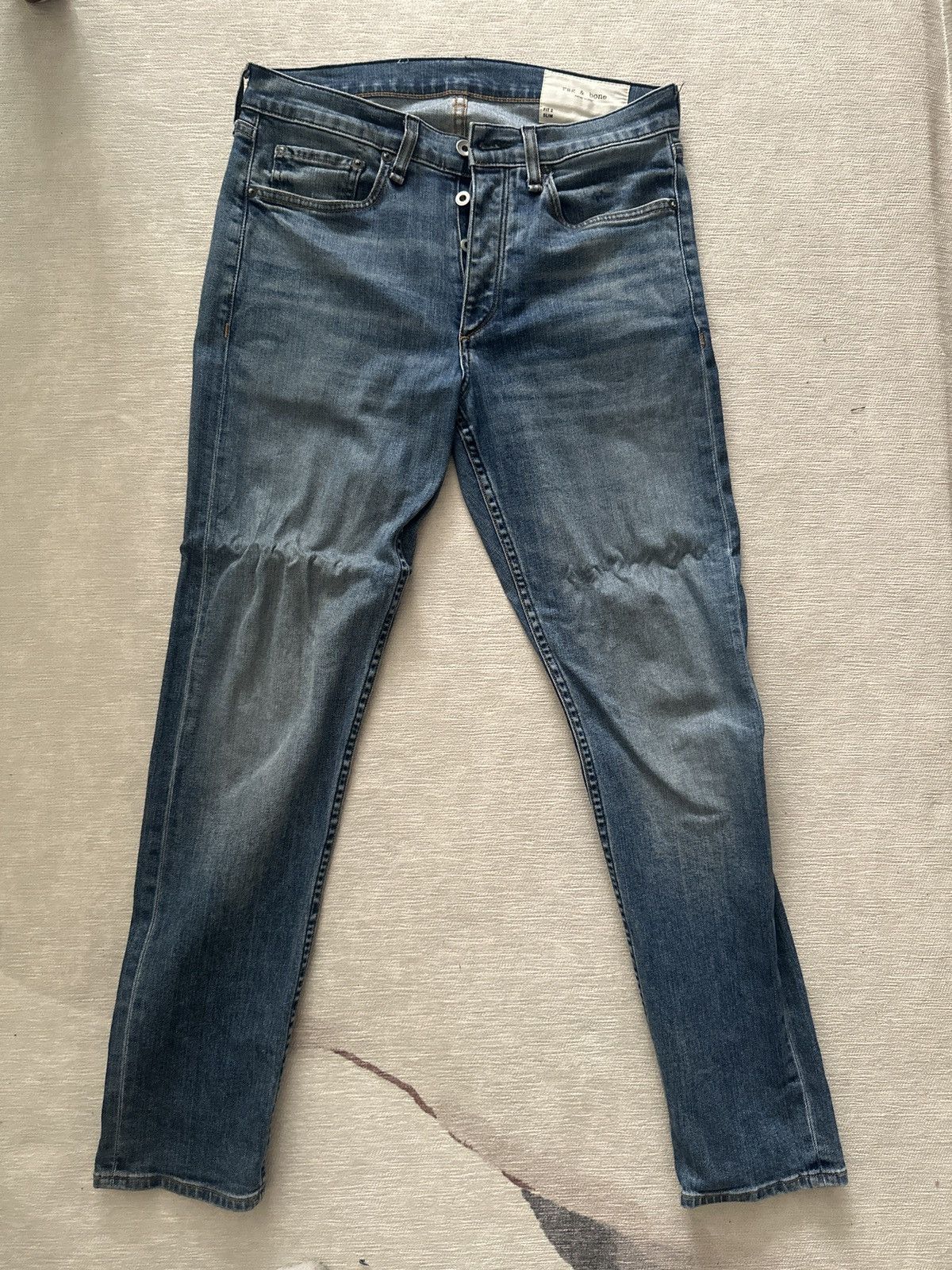 Rag & Bone Rag & Bone Fit 2 Slim Denim Jeans Size US 30 / EU 46 - 1 Thumbnail