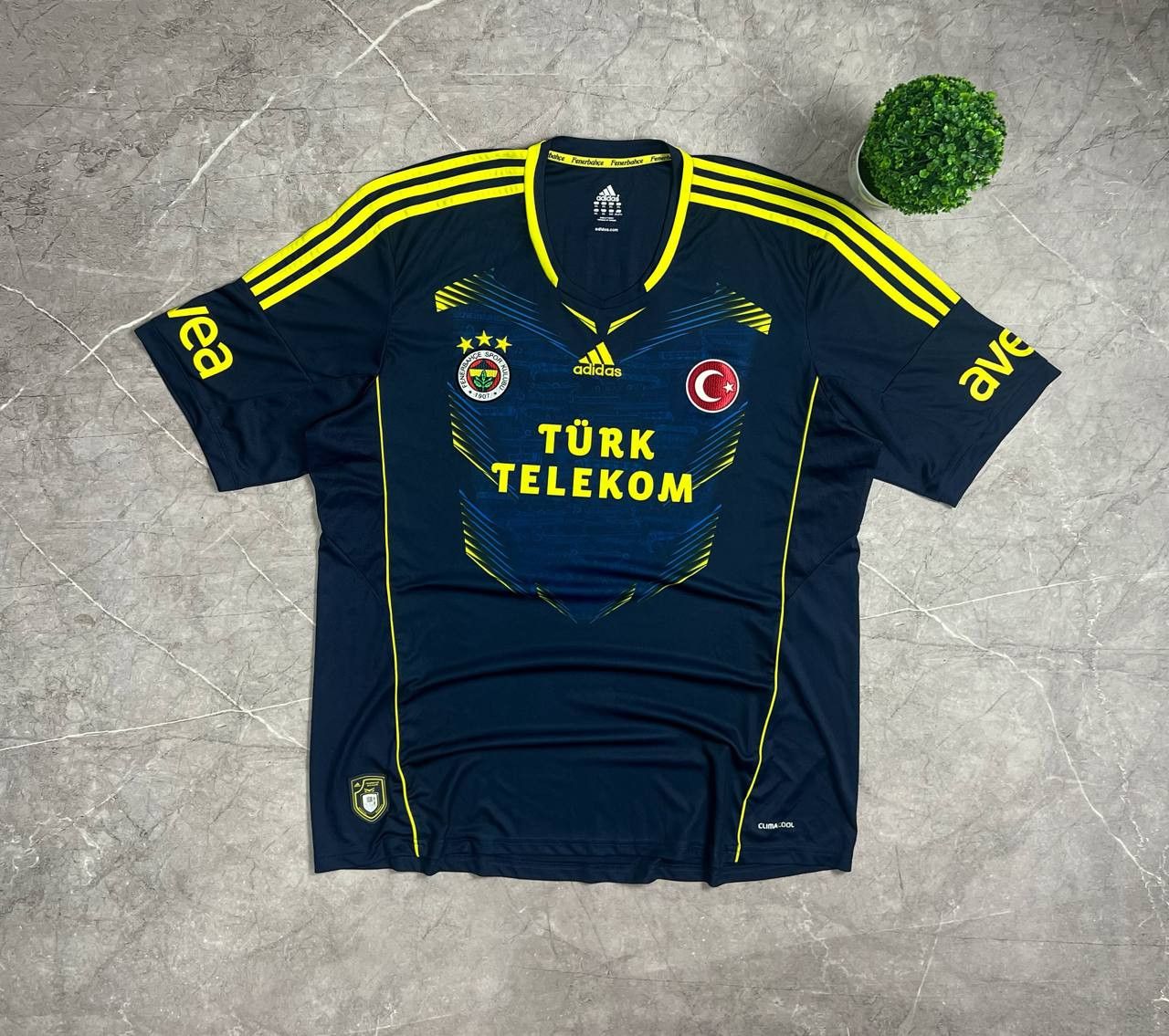 Adidas Adidas Fenerbahce 2013/2014 Third Football T-Shirt Soccer Size US XXL / EU 58 / 5 - 1 Thumbnail