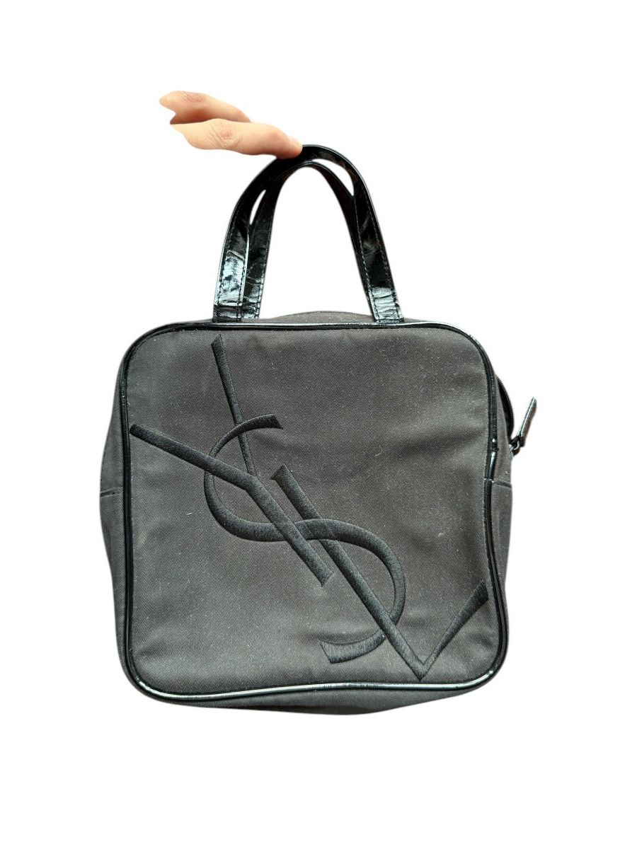 Yves Saint Laurent YSL Yves Saint Laurent Parfums Tote Bag Hand Bag Big Logo Size ONE SIZE - 1 Thumbnail