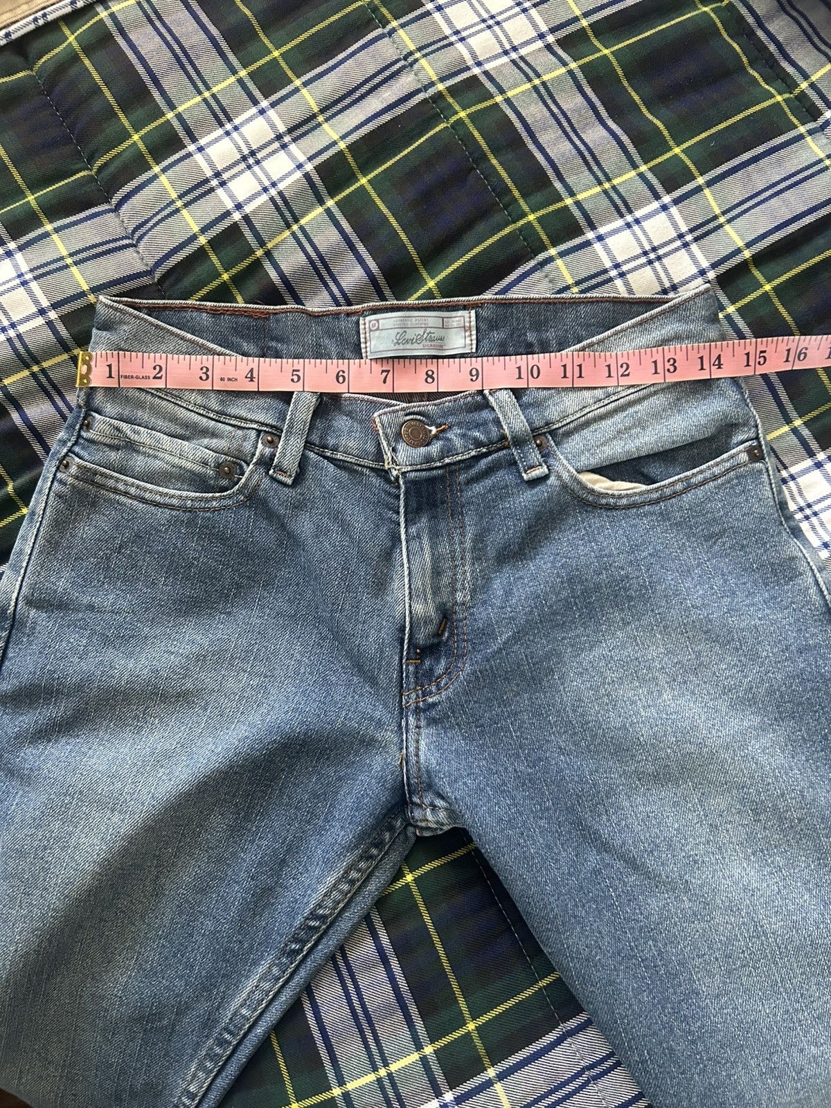 Jean Vintage Levi's Signature Released Hem Jeans 29x30 Size US 29 - 8 Thumbnail