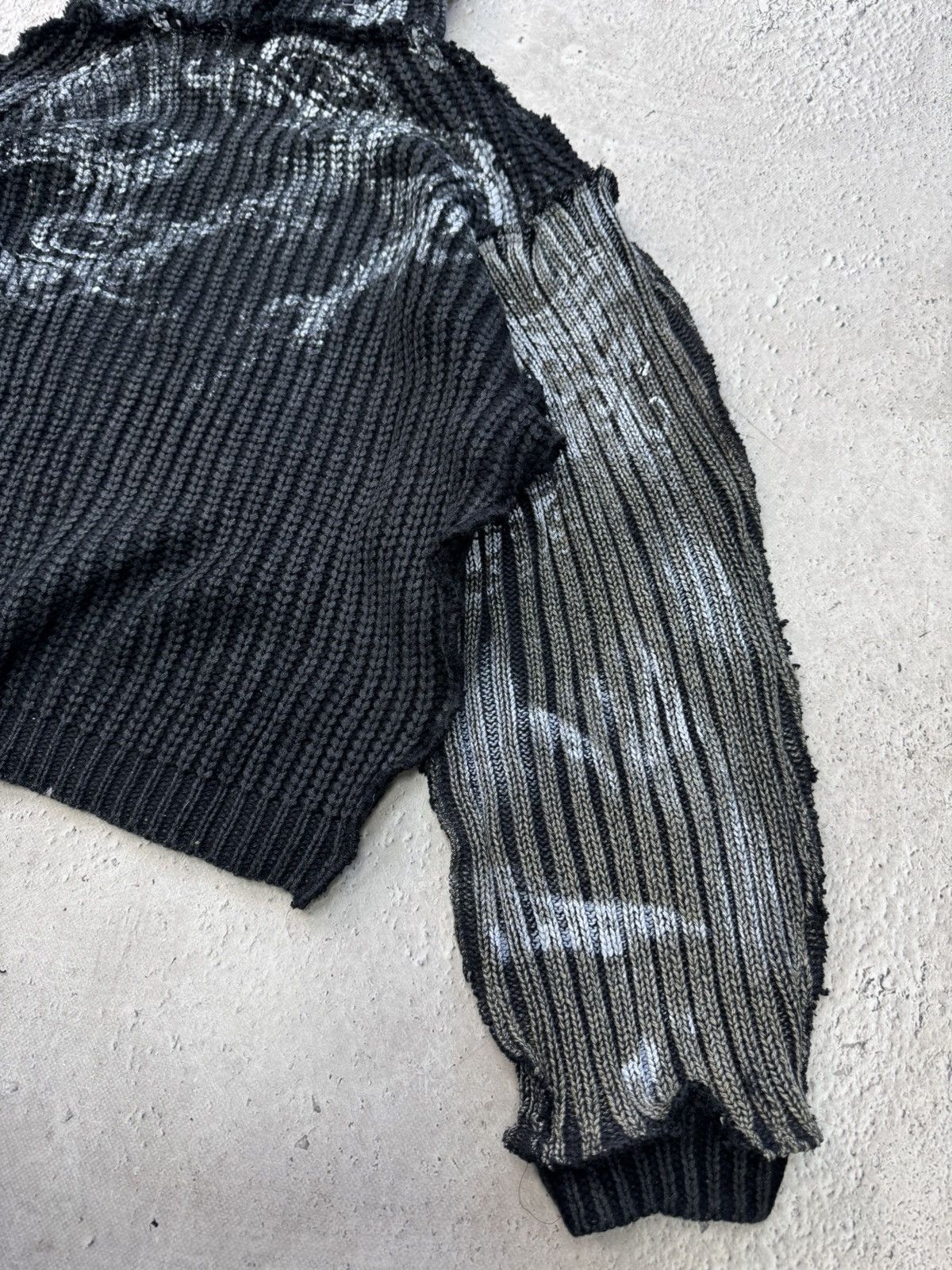 If Six Was Nine × Japanese Brand × Le Grande Bleu (L.G.B.) Vintage Avant Garde If Six Was Nine Style Fur Faux Hoodie Size US M / EU 48-50 / 2 - 14 Thumbnail