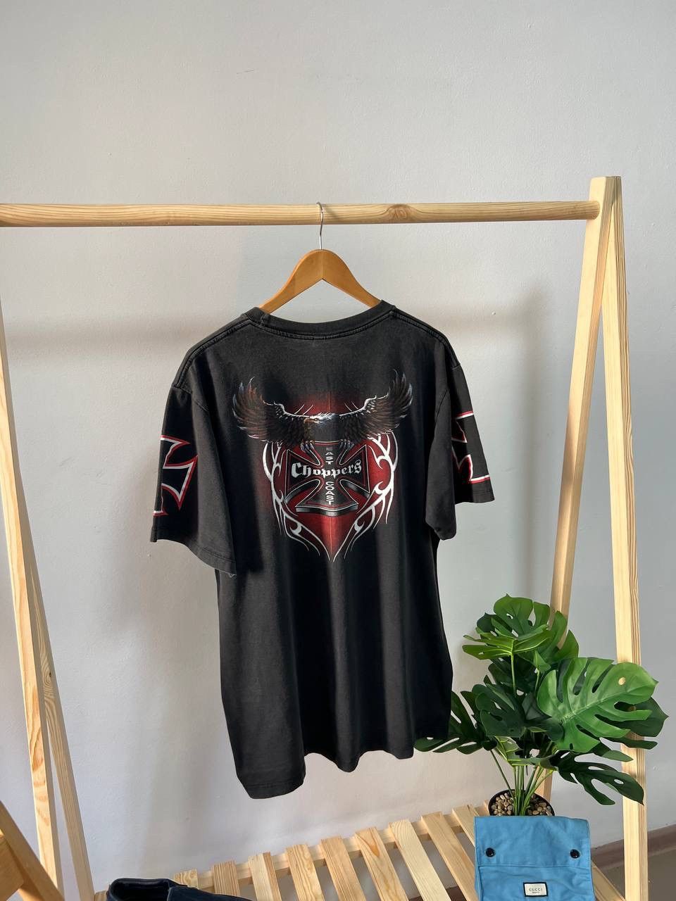 Vintage Vintage 90s East Coast Choppers New York T Shirt Size US XL / EU 56 / 4 - 4 Thumbnail