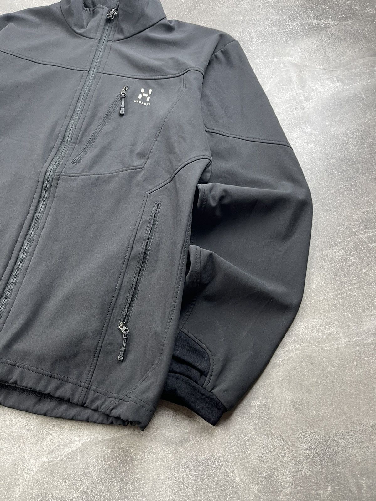 Haglofs Haglöfs Outdoor Tactical Windproof Black SoftShell Jacket Size US M / EU 48-50 / 2 - 4 Thumbnail