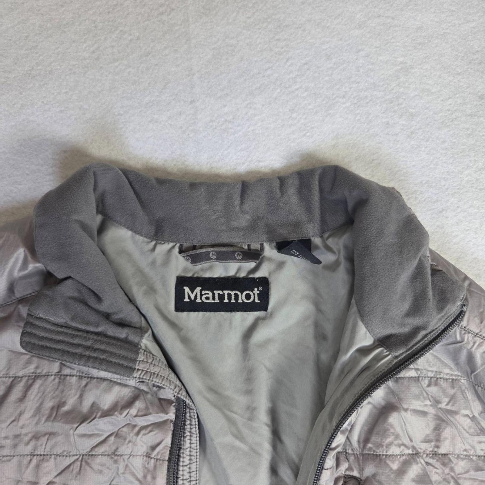 Marmot Marmot Puffer Jacket Mens Large Grey Quilted Damaged/Flawed Size US L / EU 52-54 / 3 - 12 Thumbnail