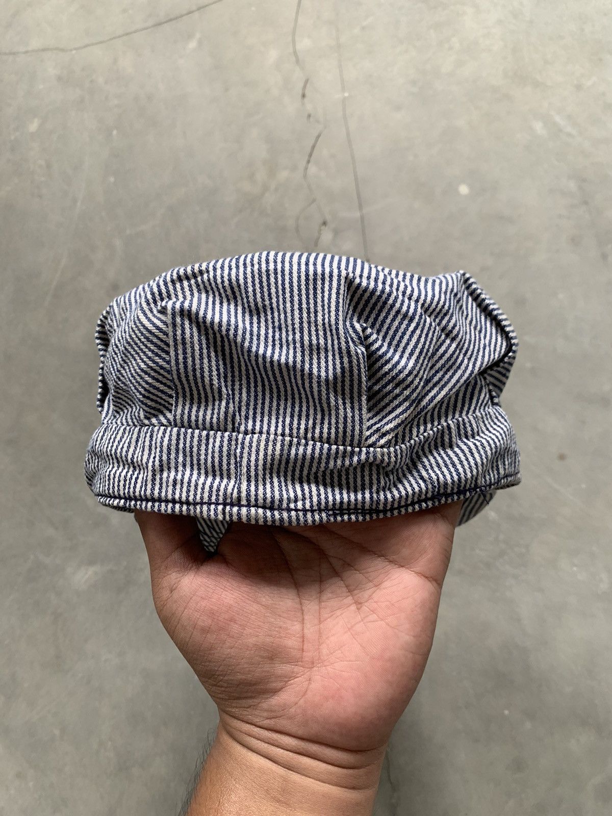 Japanese Brand Work Gear Hickory Train Conductor Hat Size ONE SIZE - 5 Thumbnail