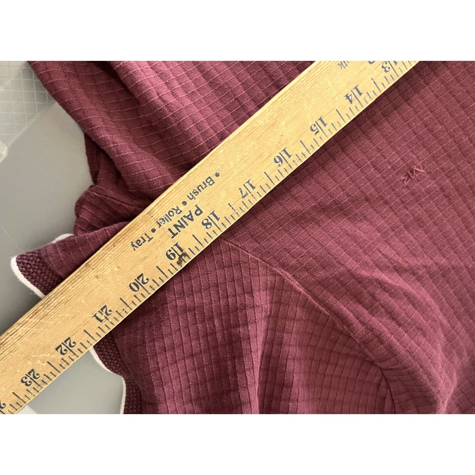 Michael Kors Michael Kors Polo Shirt Mens XL Maroon 1/4 Zip Pullover Short Sleeve Classic Designer Modern Logo Size US XL / EU 56 / 4 - 5 Thumbnail