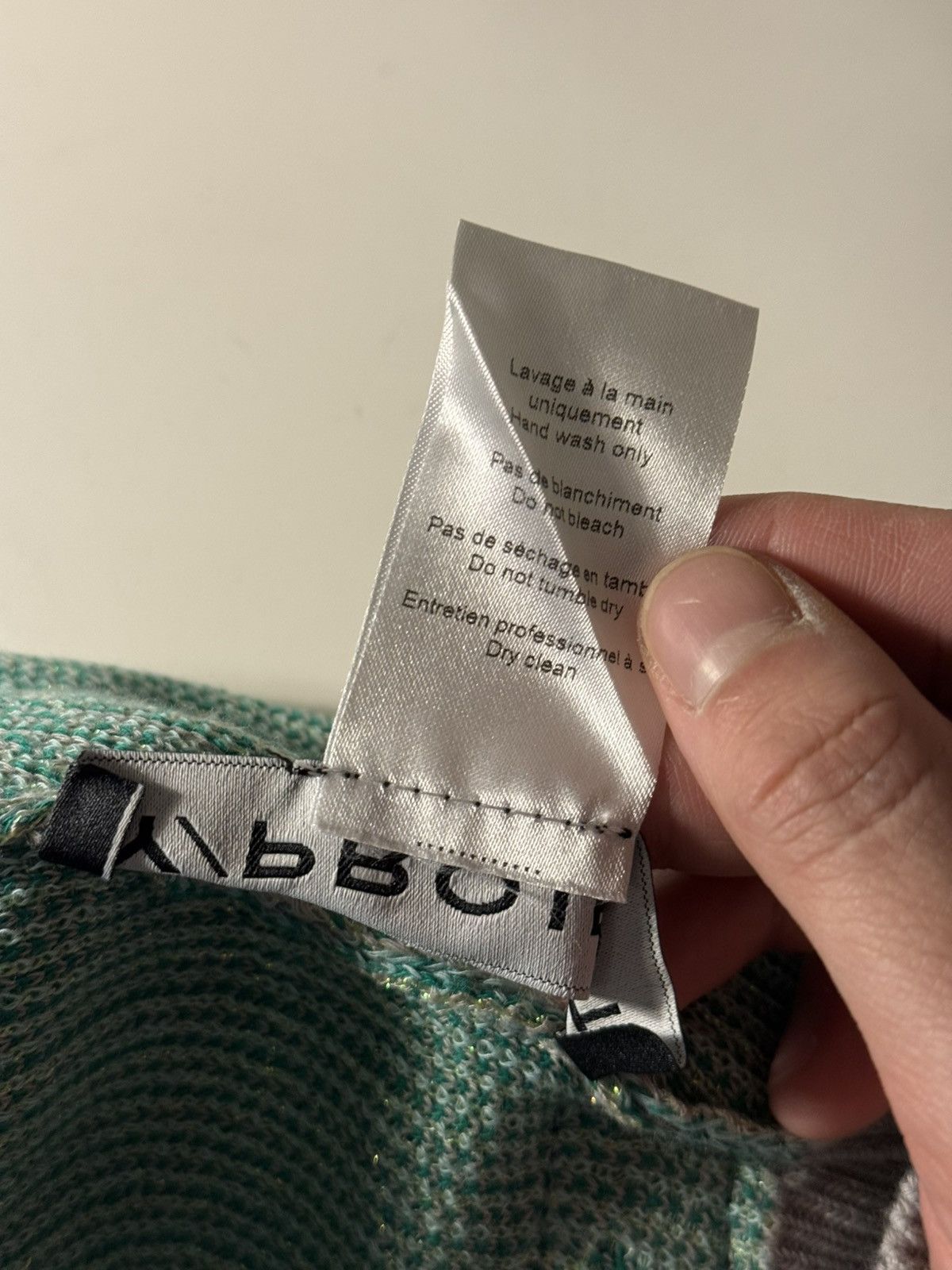 Y/Project Y/Project Gray Green Gradient Balaclava Size ONE SIZE - 6 Thumbnail