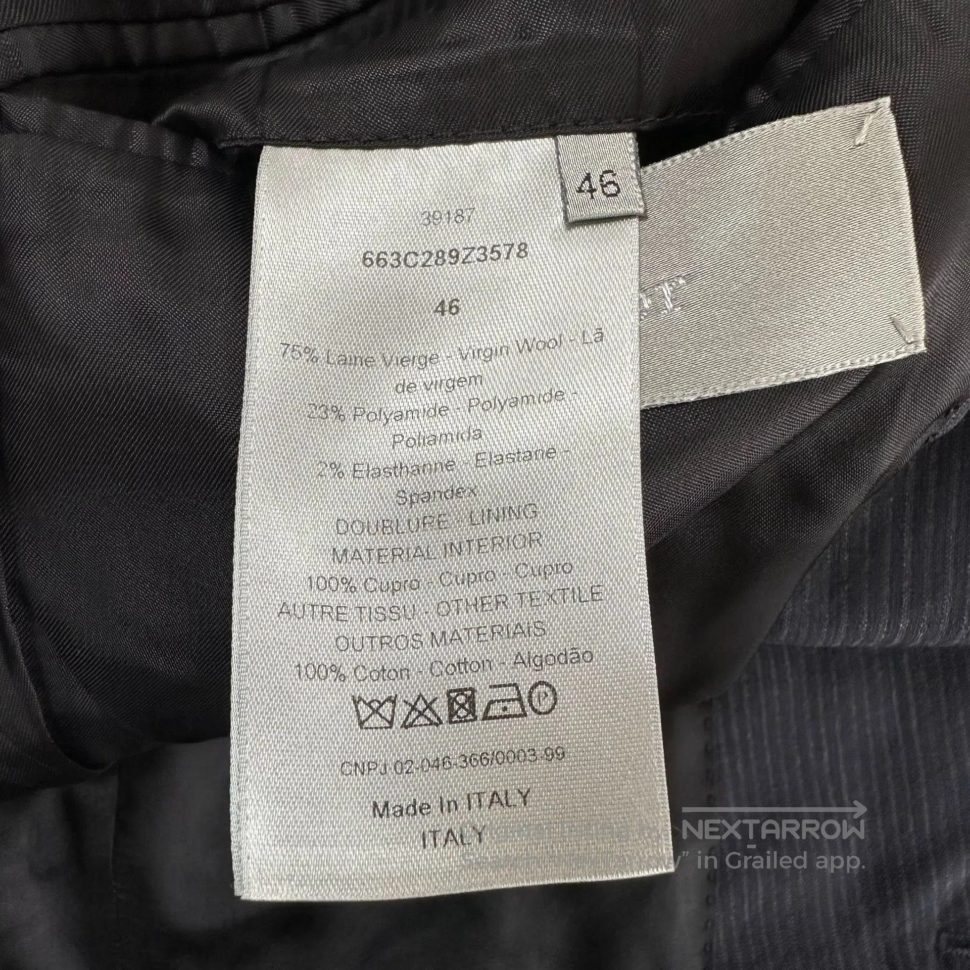 Dior Dior Navy Pinstripe Suit Set. Size US S / EU 44-46 / 1 - 6 Thumbnail
