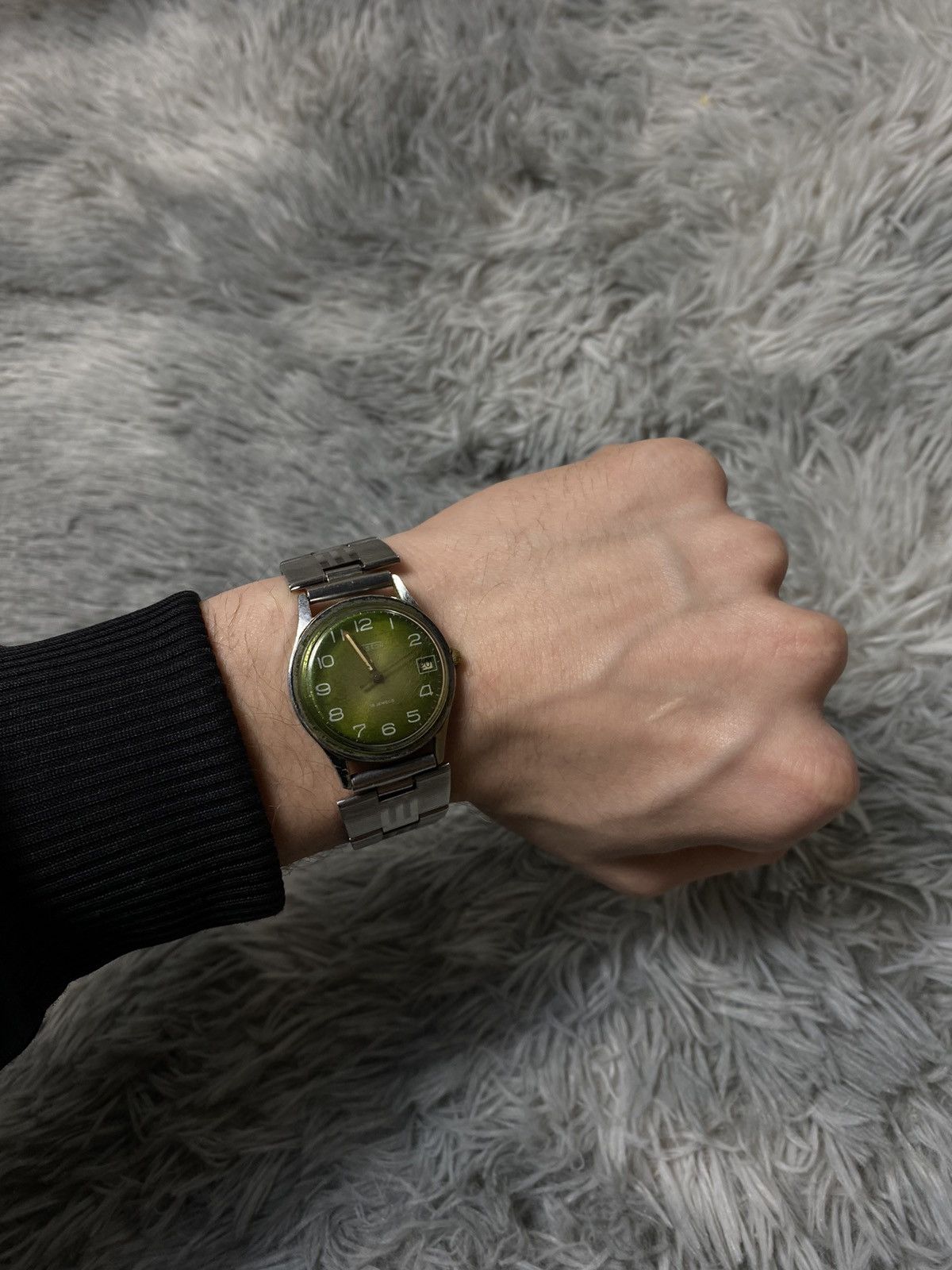 Japanese Brand Vintage Vostok Mechanical Watch Green Dial | Japanese Brand Size ONE SIZE - 8 Thumbnail