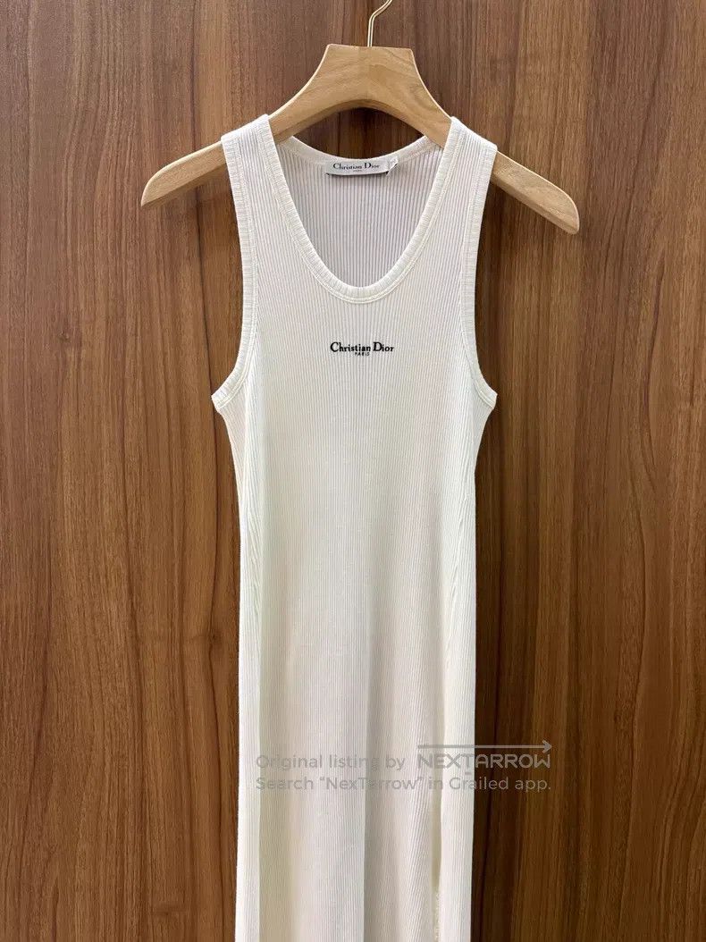 Dior Dior White knitted dress Size XS / US 0-2 / IT 36-38 - 6 Thumbnail