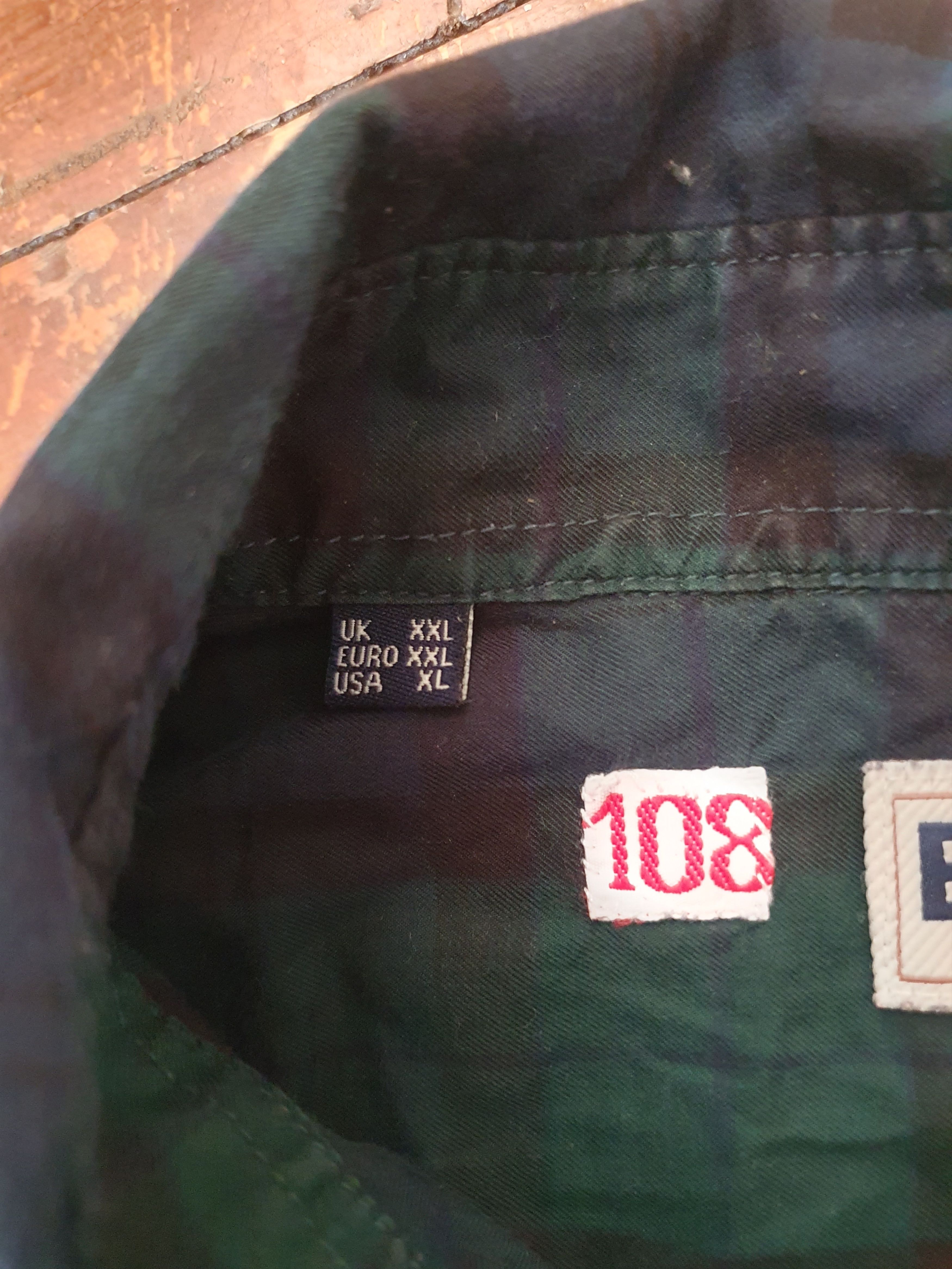 Barbour Barbour Tailored Fit Flannel shirt Plaid Blue Green sz XL Size US XL / EU 56 / 4 - 4 Thumbnail