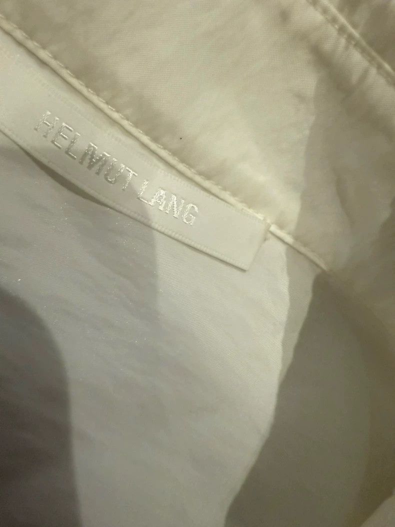 Helmut Lang HELMUT LANG White shirt Size S / US 4 / IT 40 - 2 Thumbnail