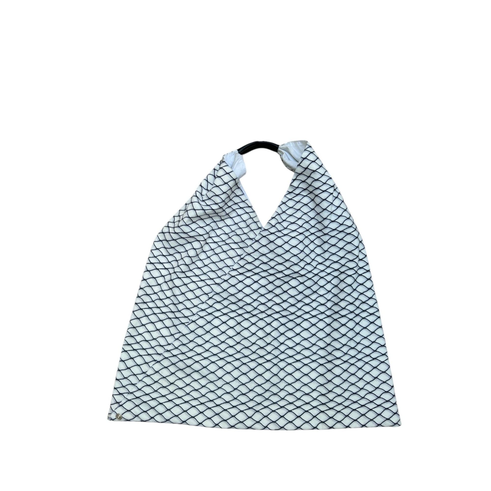 Maison Margiela Trompe l’oeil Mesh White Japanese Bag Size ONE SIZE - 3 Thumbnail