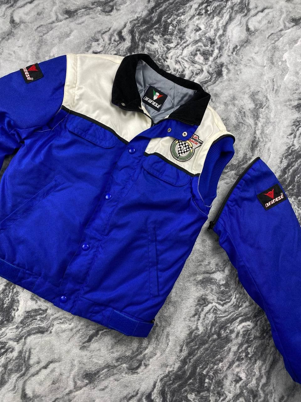 Dainese Vintage Dainese World Champion Racing 2 in 1 Bomber Jacket Size US S / EU 44-46 / 1 - 8 Thumbnail