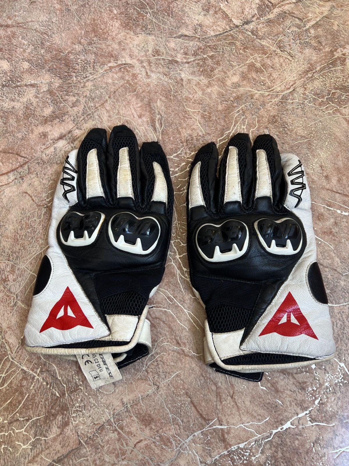 Dainese Vintage Y2K Dainese punk rock biker moto gloves leather
