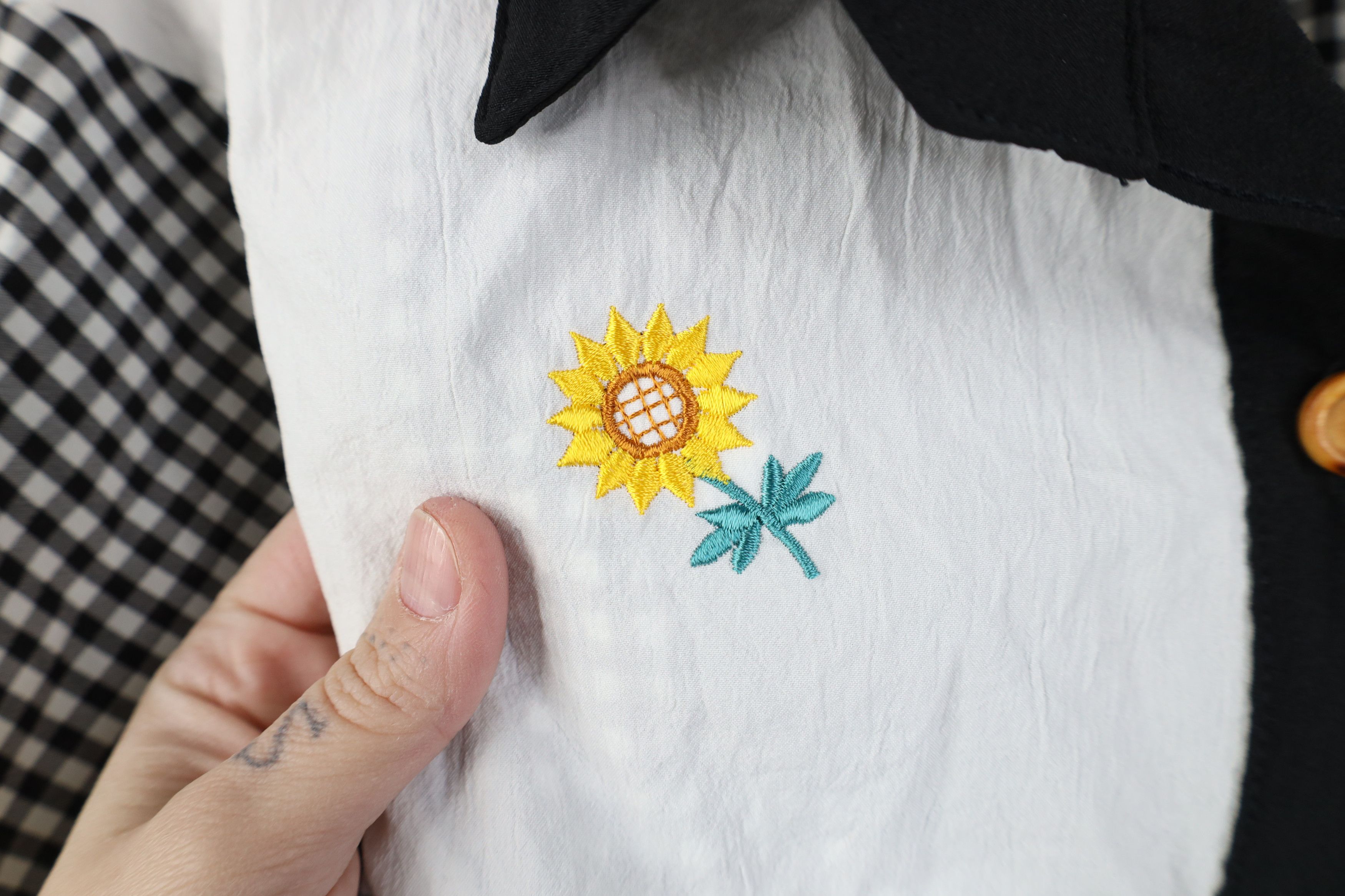 Vintage Vintage 80s 90s Streetwear Dolman Sleeve Sunflower Shirt Size XL / US 12-14 / IT 48-50 - 5 Thumbnail