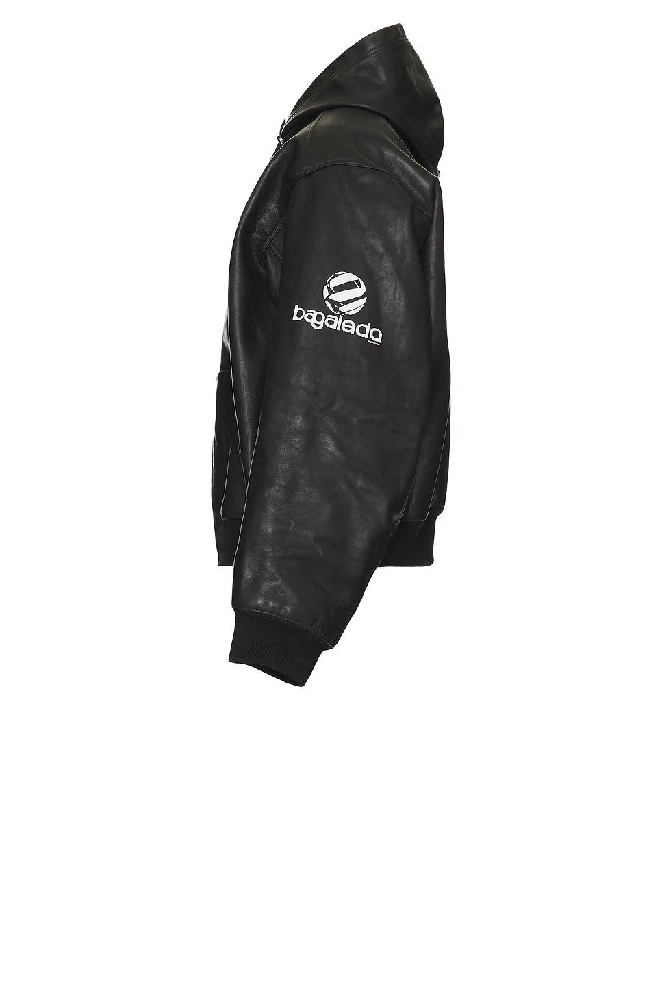 Balenciaga o1in1g1125 Linen Zip-Up Hoodie in Black Size US L / EU 52-54 / 3 - 3 Thumbnail