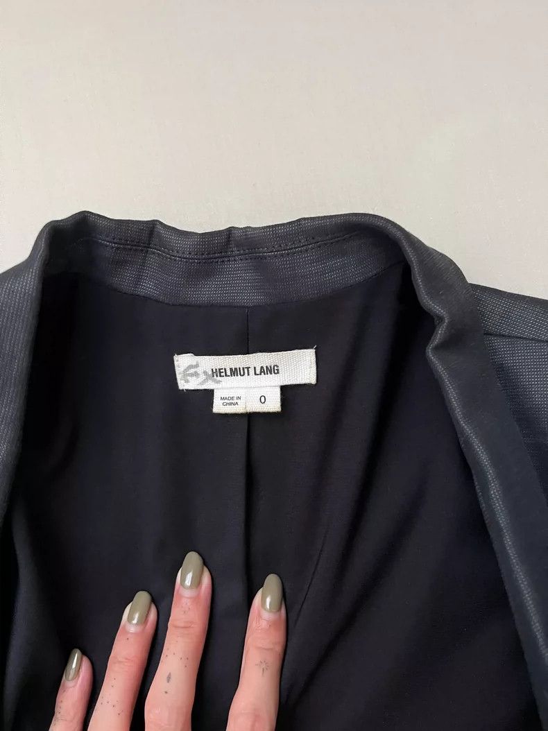 Helmut Lang HELMUT LANG size0 Narrow collar three-dimensional cut coat Size XS / US 0-2 / IT 36-38 - 3 Thumbnail