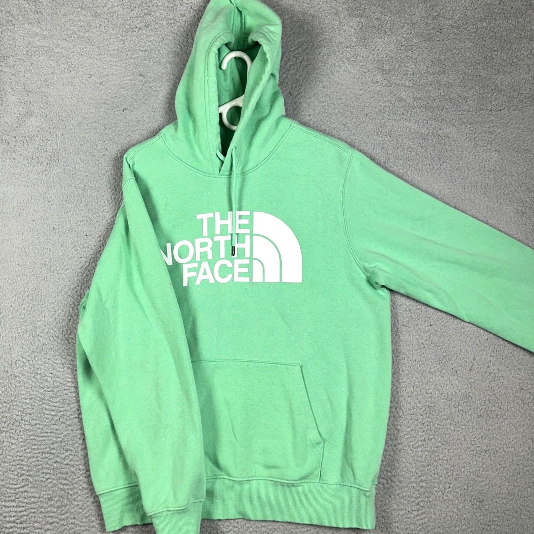 The North Face The North Face Hoodie Mens Large Mint Green Graphic Print Pullover Sweatshirt Size US L / EU 52-54 / 3 - 2 Thumbnail
