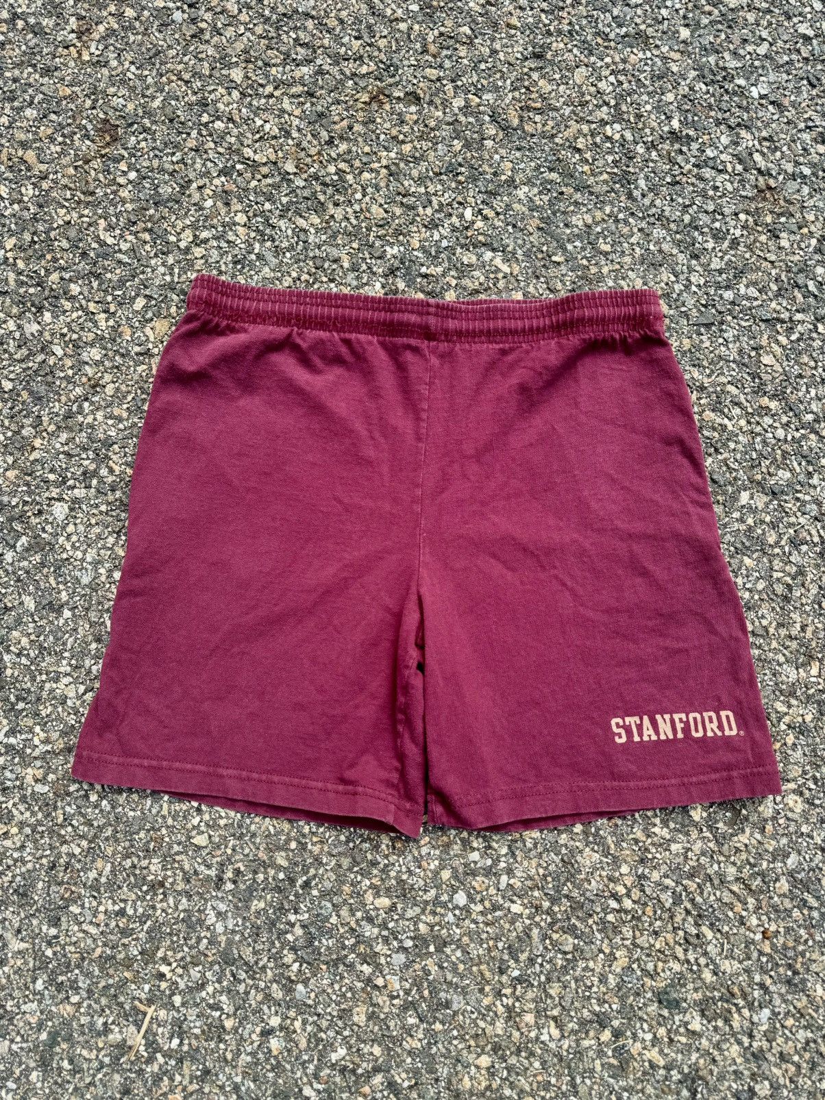 Vintage Vintage 90’s Stanford University College Shorts Size US 29 - 3 Thumbnail