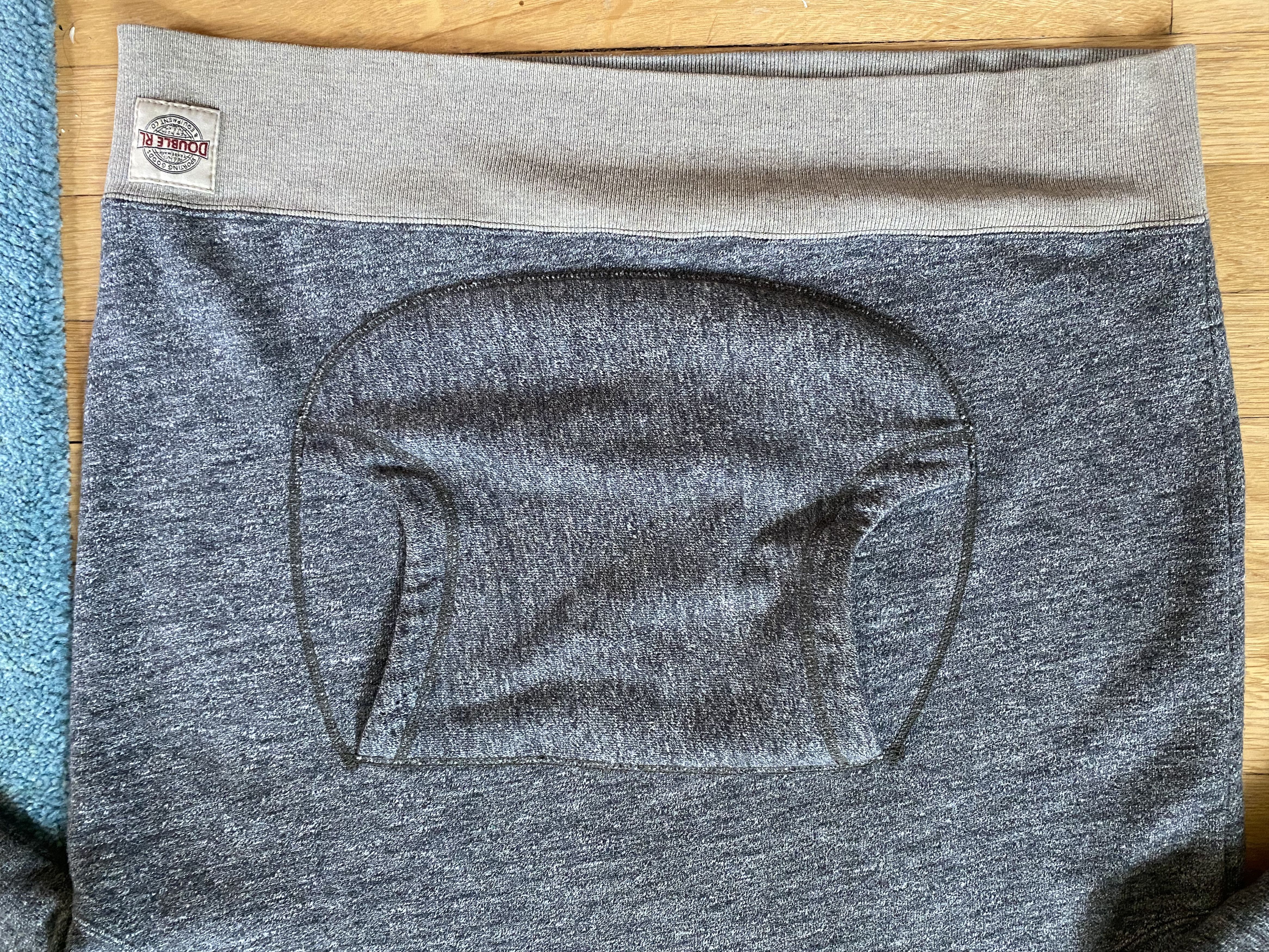 RRL Ralph Lauren RRL Heathered Gray Heavyweight Cotton Hoodie Size US M / EU 48-50 / 2 - 5 Thumbnail