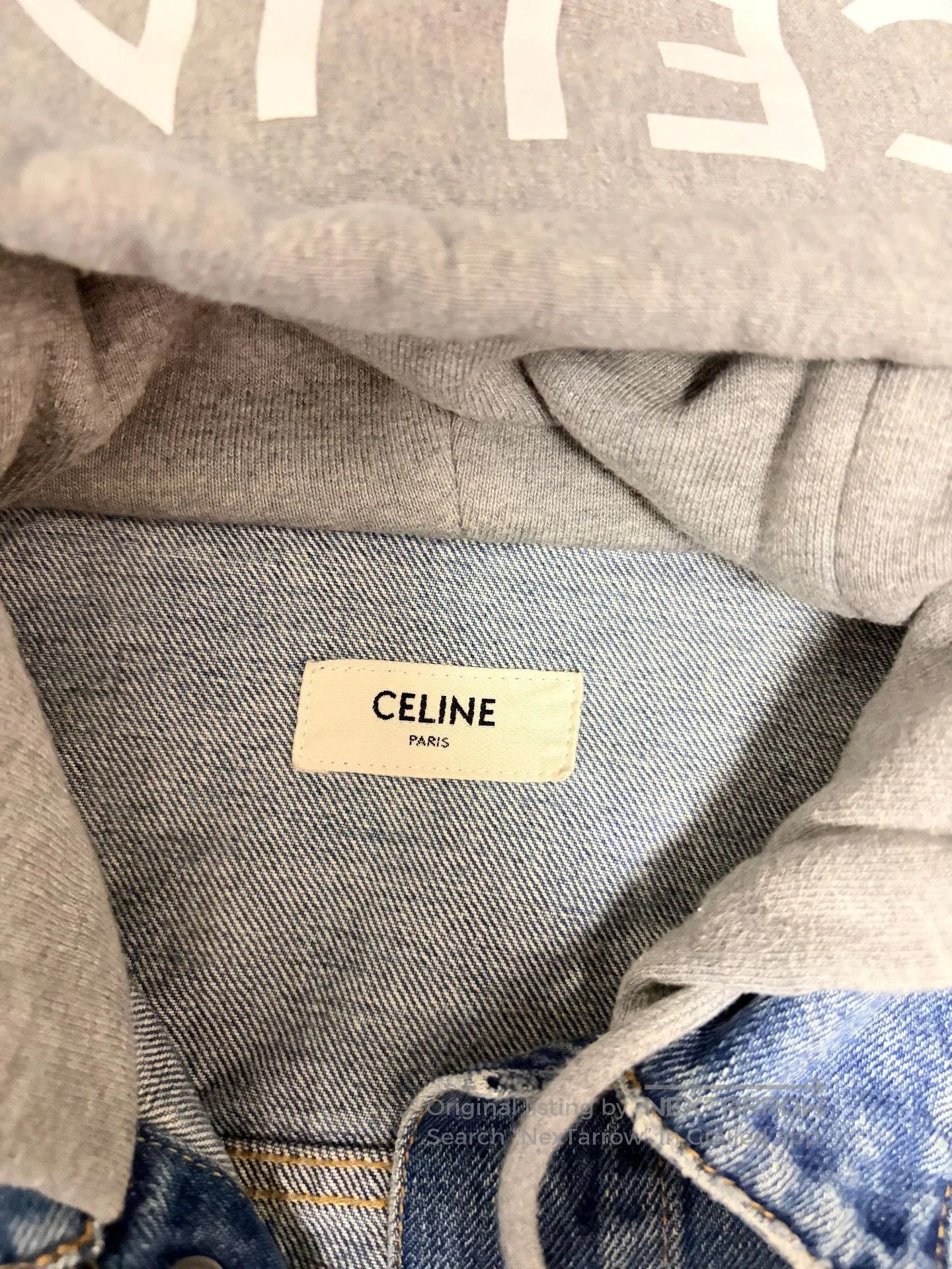 Celine Celine Washed Denim Hooded Jacket. Size US M / EU 48-50 / 2 - 4 Thumbnail