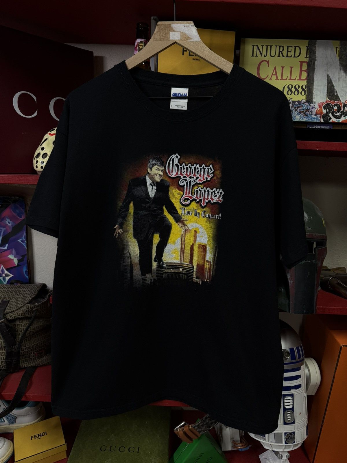 Vintage 00’ George Lopez Tour T-Shirt Adult Size Large