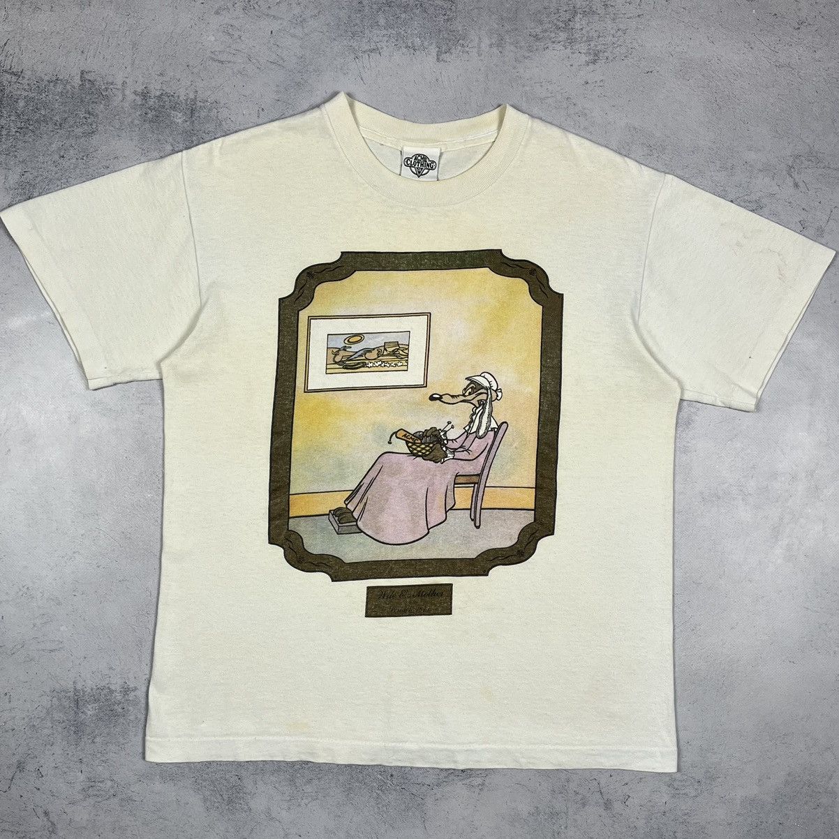 Warner Bros Vintage Warner Bros Wile E Coyote Mom Cartoon T Shirt 1991 Size US M / EU 48-50 / 2 - 2 Thumbnail