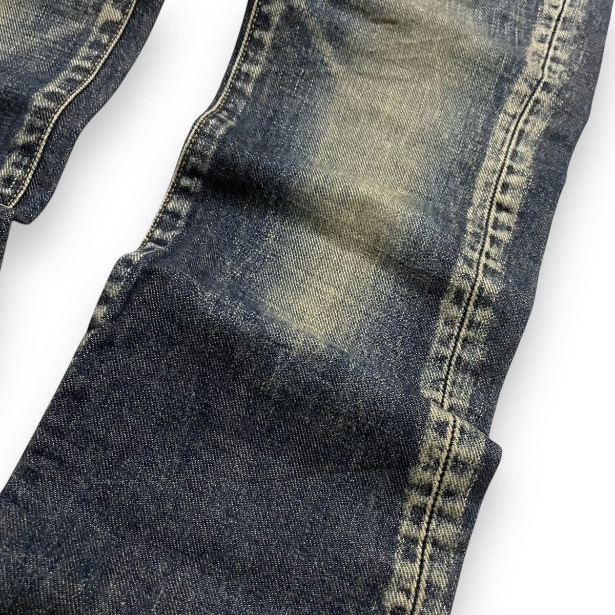 If Six Was Nine ORIGINAL RUSTY FADED DENIM D'UN À DIX JEANS (28×40) Size US 28 / EU 44 - 4 Thumbnail